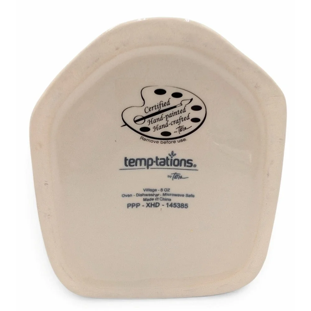 Temp-tations by Tara Christmas Village 8 oz Lidded Canister House 145385